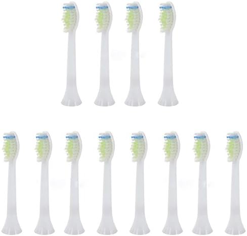 Washhut 12 PCS Replacement Toothbrush Heads for Philips Sonicare HX6064 ProResults,Fits DiamondClean, EasyClean, FlexCare, FlexCare +, HealthyWhite And HydroClean Brush Handles