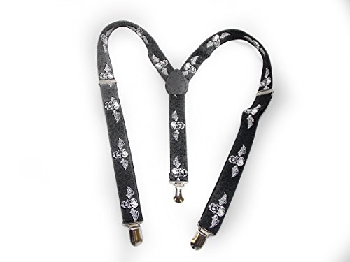 Flying Skull Adult Suspender