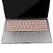 Mosiso Protective Keyboard Cover Skin for NEWEST MacBook Pro 13 Inch A1708 (No Touch Bar, Release October 2016), Rose Quartz