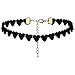 Choker Necklace 10 Pcs Choker Necklace Women Black Choker Velvet Choker Set