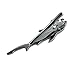 MeShow Men's 2.75 Inches Metal Shark Tie Clip Bar with Gift Bag,Perfet for Regular Tie