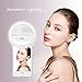 Selfie Ring Light, Oternal Selfie Light Rechargeable Portable Clip-on Selfie Fill Ring Light for iPhone Android Smart Phone Photography, Camera Video, Girl Makes up (White)