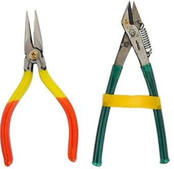 Goelx Jewelry Making Cutter & Pliers Combo Set