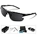 COSVER Men's Sports Style Polarized Sunglasses for Driving Cycling Running Fishing Golf Unbreakable - Metal Frame Al-Mg Glasses