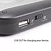 Revive Solar Charger 6000mAh Outdoor Portable Charger Solar Power Bank 2.1A USB External Battery Power Pack with LED Flashlight & Carabiner Clip for Apple iPhone, Samsung, Pixel (DC5V/1000mA Input)