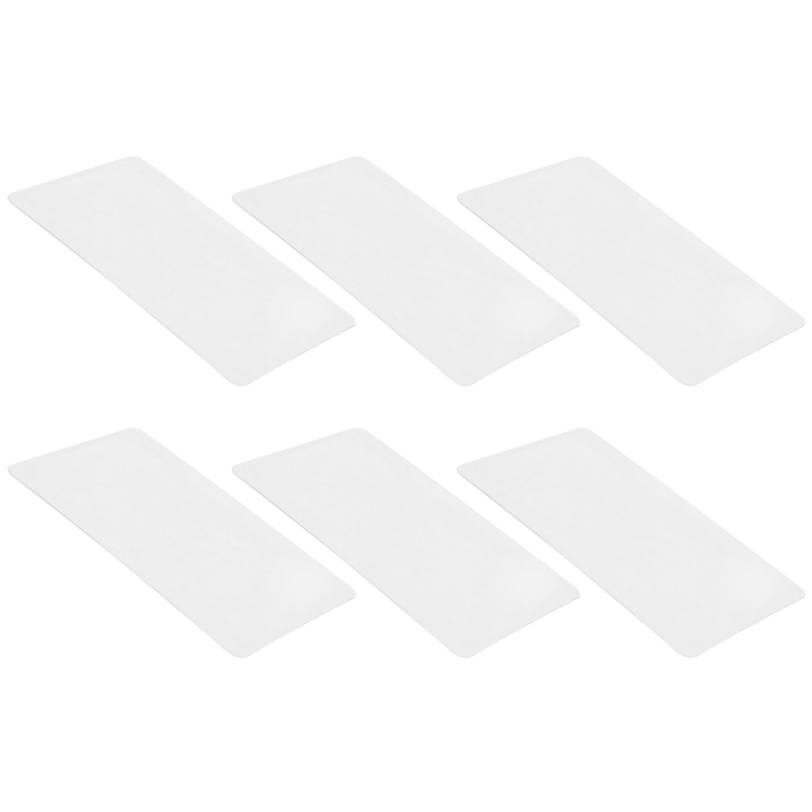 YOKIVE 6 Pcs Lens Magnifier, 3X 300% Credit Card Magnifier Reduce Eye Strain, Great for Seniors, Low Vision (Clear, 80mm x 45mm)