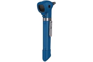 OTICA Welc Allyn Pocket LED Fiber-Optic Otoscope with AA Battery Handle (Blue)