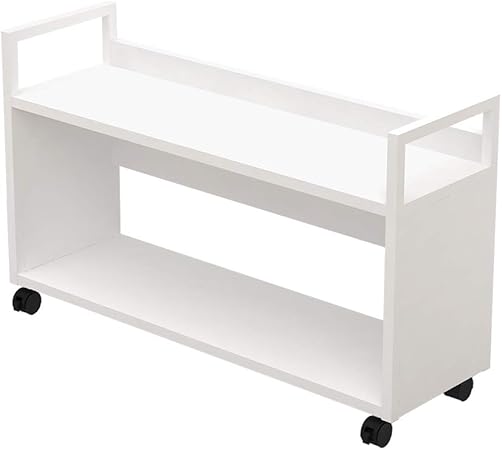 Amazon お届け先法人様 家具のakira 机下棚 デスク下 収納 アンダーデスクシェルフ 幅 90cm 奥行 28cm 高さ 54 5cm ホワイト 袖机 デスクサイド収納 文房具 オフィス用品