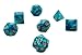 Polyhedral D&D Dice Set - Set of 7-Die Dice for Dungeons & Dragons Dice Games, Pathfinder, Magic The Gathering (MTG), Math Games and More（Indigo）