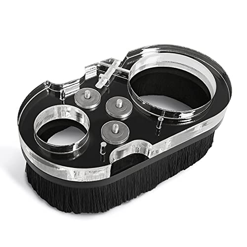 Genmitsu Dust Shoe DS15, 69mm Spindle Acrylic Cover Cleaner for CNC Router PROVerXL 4030/CNC Machines, Hose Adapter 38.1mm (1.5