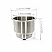 Marinebaby 2PCS Stainless Steel Cup Drink Holder with Drain Marine Boat Rv Camper