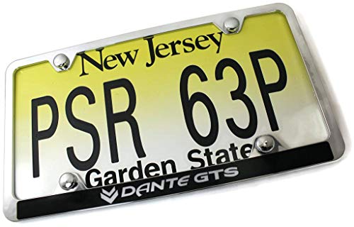 Air Force Retired Slim ABS Plastic License Plate Tag Frame Mirror Chrome Cap (Certified Refurbished)