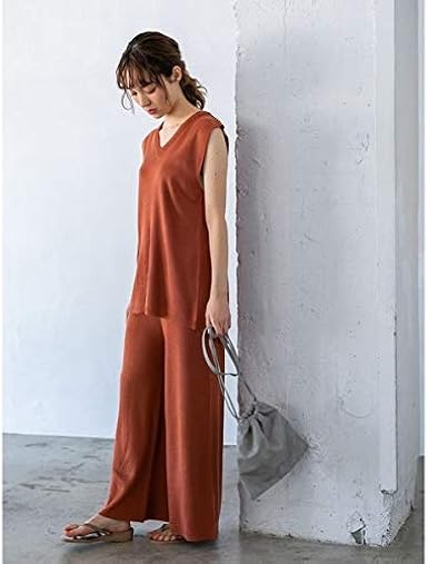 Amazon イーハイフンワールドギャラリー E Hyphen World Gallery Nsニットセットアップ ベージュ F セーター 通販