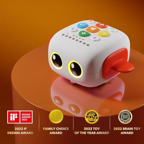 Programmable Robot for Kids 3-5 Years Old, MatataStudio Tale-Bot Pro Robot Screenless Coding Toy for Learning Coding Basics Interactive Stem Educational Toys