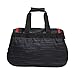 adidas Diablo Small Duffel Bag, Black Looper/ Hi - Res Red/ Black, One Size