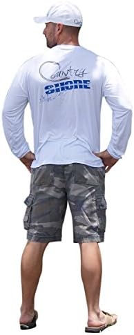 Country Shore Signature Series White UPF Long Sleeve Shirt - Large