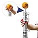 VINGLI Upgraded 20ft Aluminum Telescopic Flagpole, Heavy Duty Outdoor Halyard Flag Pole, Durable Kit Free with USA American Flag Frame, for Residential or Commercial