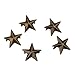 Metal Star Studs Rivets Punk Spikes Spots for Leathercraft DIY Pack of 200