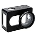Aluminum Protective Shell Frame Case W/Mount lens cover Case + UV Filter for XIAOMI Yi Camera Black OS449