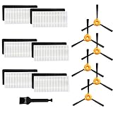 Replacement Parts Fit for EcoVacs DEEBOT N79S DEEBOT N79 DEEBOT 500 DEEBOT N79W Robotic Vacuums Accessories - Filters+ Side Brushes PACK OF 1 WITH 18 pieces set