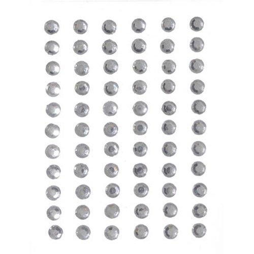 Darice 1206-31 Stick on Rhinestones 5mm Round Crystal
