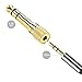 1/4 to 3.5mm adapter, Posugear 6.35mm (1/4 inch) Male to 3.5mm (1/8 inch) Female Gold Plated Stereo Headphone Audio Adapter - 2 Pack