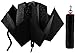 Upside Down Reversible Umbrella - Automatic Open and Close - with Waterproof Canopy & Inverted Ribs that Folds Backwards - Nice Size for Travel
