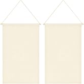 2 Pcs Pin Display Banner for Badges, Buttons and Brooch Collections | Long Lasting Cotton Canvas, Large Storage Capacity, Foldable Design, Space-Saving Storage