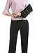 CHICECO Designer Wristlet Clutch Purse Makeup Bag with Quilted Base - Black