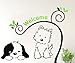 1 X Lovely Dog Animal Welcome Cartoon Children Nursery Kids Room Wall Art Murals Stickers Home Decor Decal