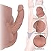 3D Realistic Sex Love Doll for Women with Flexible Dildo and Tight Anal Entry Fake Penis with Ball Adult Sex Toys for Female Masturbation-11x9.44x7.87inch Brown