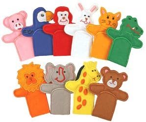felt animal finger puppets