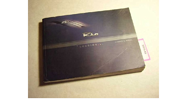 2003 Kia Rio Owners Manual Kia Amazon Com Books
