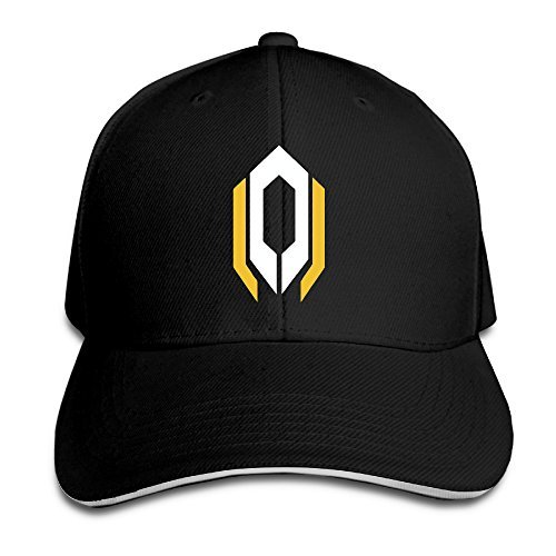 Mass Effect Cerberus Logo Men Contrast Baseball Cap Sandwich Peak Black