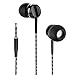 In Ear Earphones, Tonicstar Wired Headphones with Microphone Clear Stereo Sound High Compatibility with Phone Tablet Computer MP3 Player