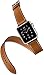 DRUnKQUEEn Apple Watch Band 38mm 40mm, Series 4 Series 3 Series 2 Genuine Leather Strap iWatch Band with Classic Metal Buckle for 38/40 mm Applewatch & Sport & Edition