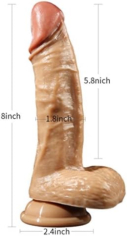 Ultra-soft Realistic 8 inch toy for women with Strong Base Cup A03