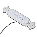 Kmise MI0303 Prewired 4-String Guitar Sound Hole Pickup Wiring Harness for Cigar Box