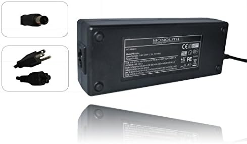 Monolith Industry 130W AC Adapter for Alienware Alpha ASM100-1580; Alpha ASM100-2980; Alpha ASM100-4980; Alpha ASM100-7980; Alpha DKCWA01; Alpha DKCWA02; Alpha DKCWA03; Alpha DKCWA04 Power Supply Cord