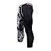 Athmile Mens Compression Leggings Pants,Baselayer Running Tights, 3/4 Cool Dry Sports Capri Pants,Camouflage, Black