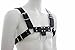 Gellwhu Men's Leather Male Chest H Bulldog Harness 4 Straps Club wear Costumes