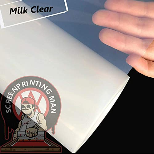 100 Sheets Silk Screen Printing Film 8.5"x11" Waterproof Inkjet