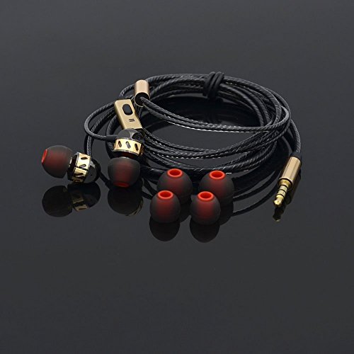 Codio Earbuds 3.5mm Noise Isolating In-Ear Earbud Earphone With Mic For iPhone 6/6S, Samsung