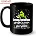 Grinch-Cup Of Fuckoffee black Mug Unique Ceramic Coffee/Tea/Cocoa Mug Great Office & Home Tea Cup Gift For Coffee & Tea Lovers Cool Birthday Best Souvenirs Perfect Gift