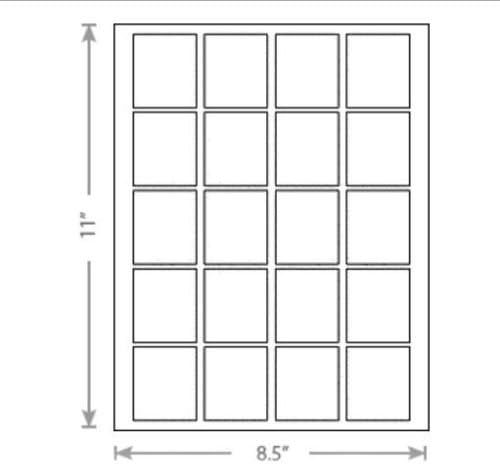 100 Waterproof Blank White Labels for Lip Balm Tubes with MS Word Template