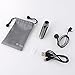 Bluetooth Headset, Q-YEE Hands Free Wireless Earpiece V4.1 with Noice reduction Mic for Office/Driving (Silver&Grey)