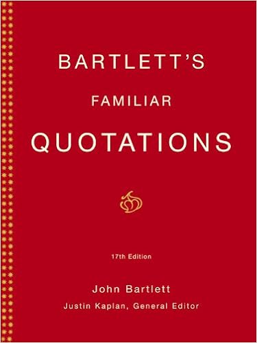 Bartlett S Book Of Quotations Amazon.fr - Bartlett's Familiar Quotations - - Livres
