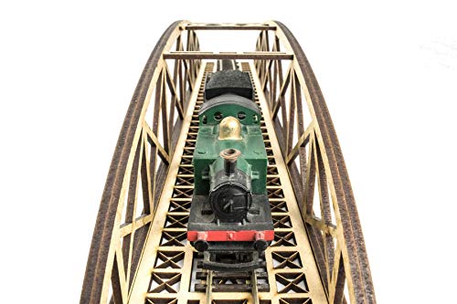 War World Scenics Einspurige Hoch-Detail Stabbogenbrücke 450mm - Spur 00/H0 MDF Modellbahn Modellbau Landschaft Gelände – Bild 5