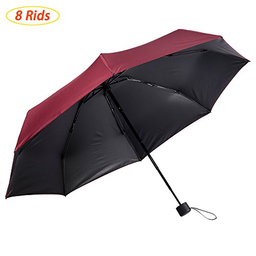 image for NOOFORMER Mini Travel Sun&rain Umbrella (6&8 Rids)- Light Compact Para