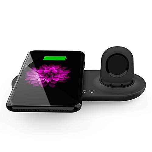 Kartice 2 in 1 Wireless Fast Charging Stand Pad &Samsung Galaxy Watch Charging pad Holder for Uiversally Qi Enabled Phones and Select Samsung Galaxy Watch (42) mm /(46) mm/Gear S3 Watches. - Thumbnail 6